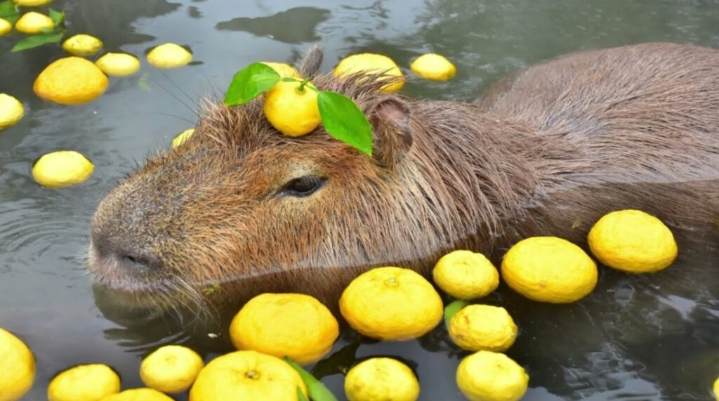 why do capybaras like oranges